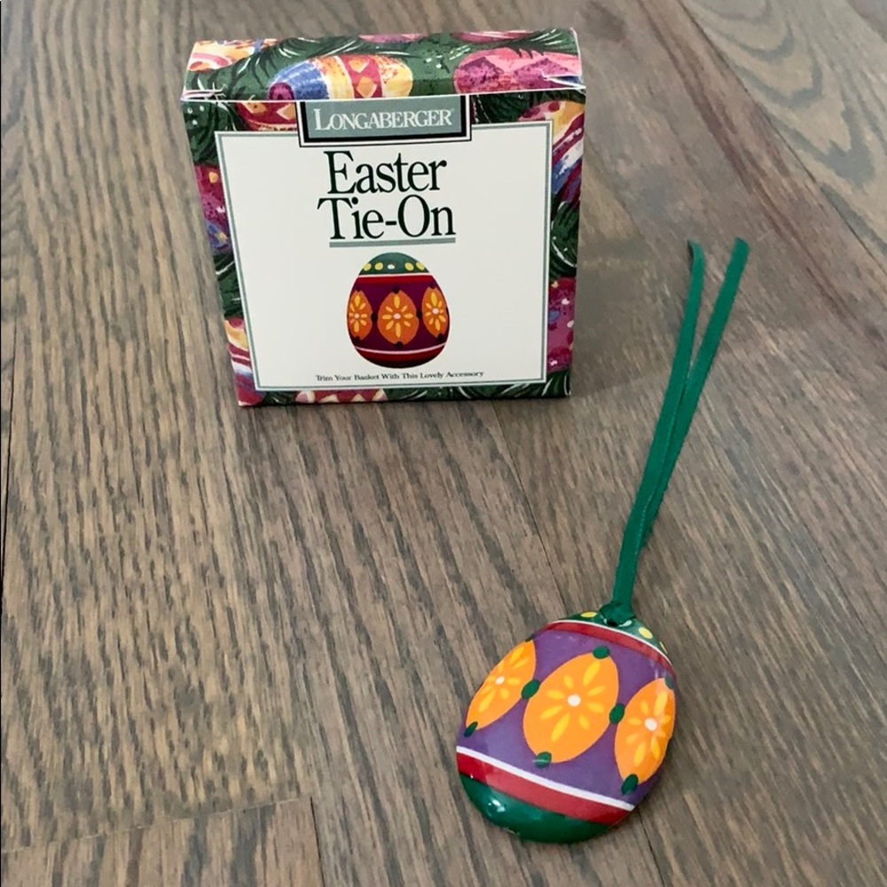 Longaberger Easter Egg Pottery Tie-On